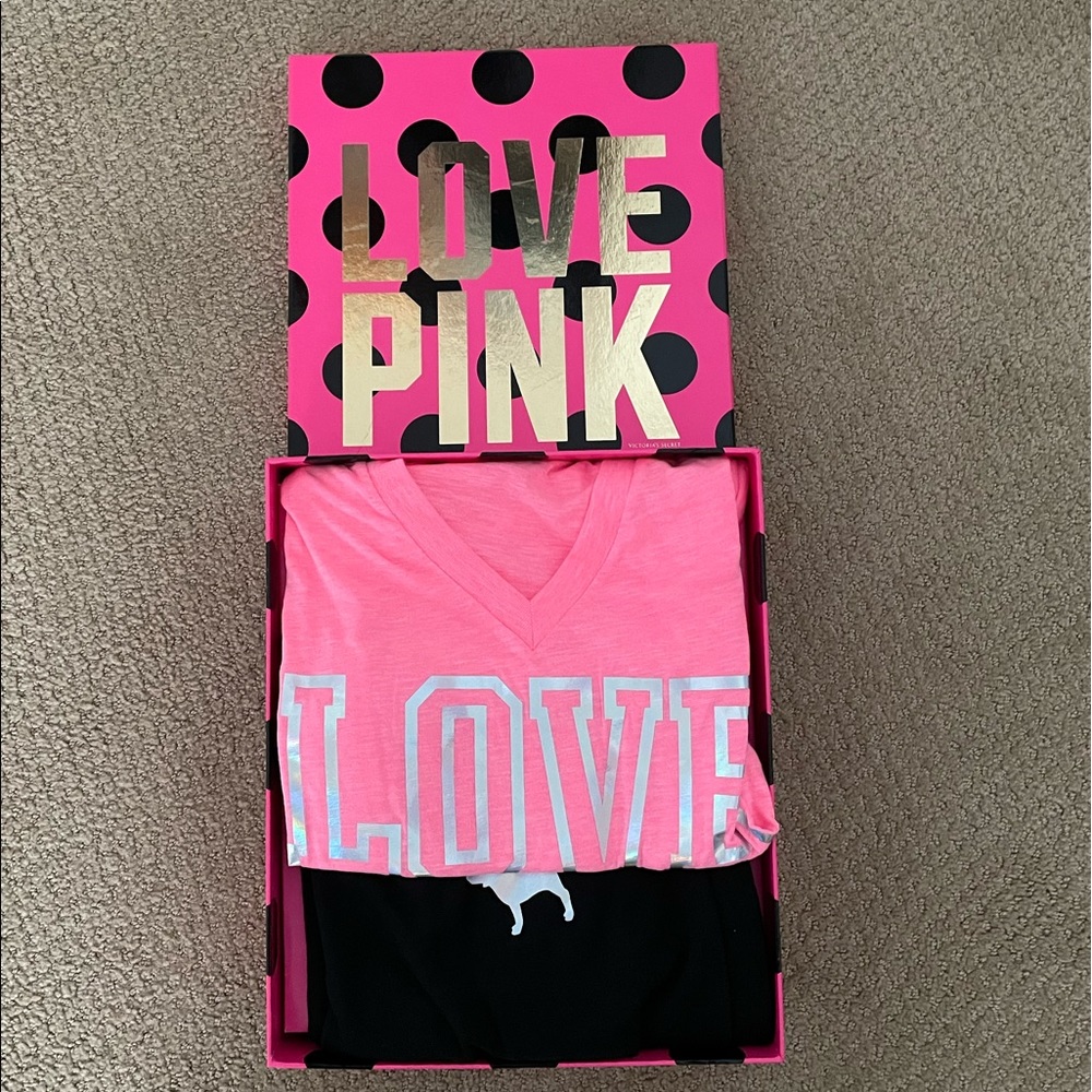NWT PINK Victoria Secret Lounge Set